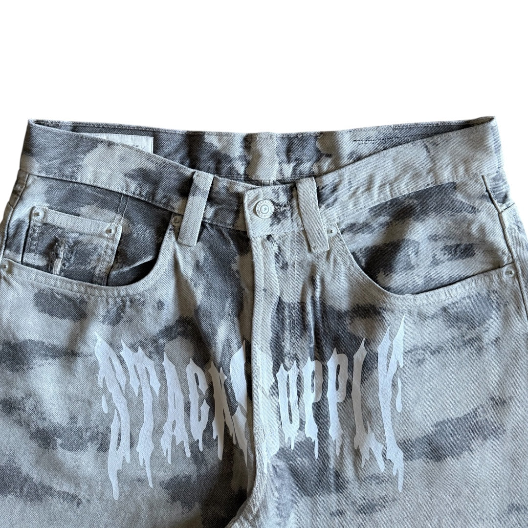 BLEACH BURN JORTS