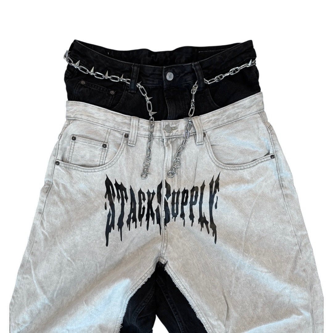 GRAVE WASH DENIM