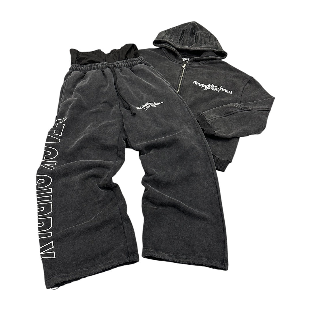 STONE WASH MEMBERS ONLY ZIPUP