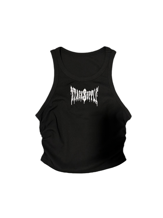 BLACK WOMENS LOGO TEE