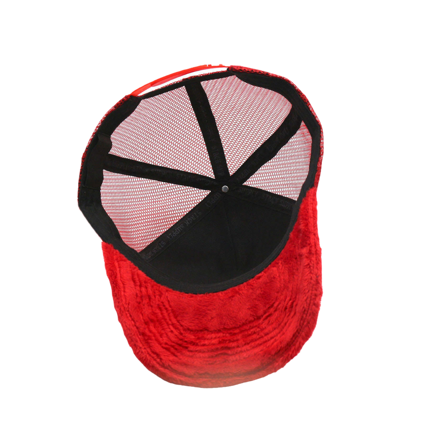 RED SCUMBAG TRUCKER HAT