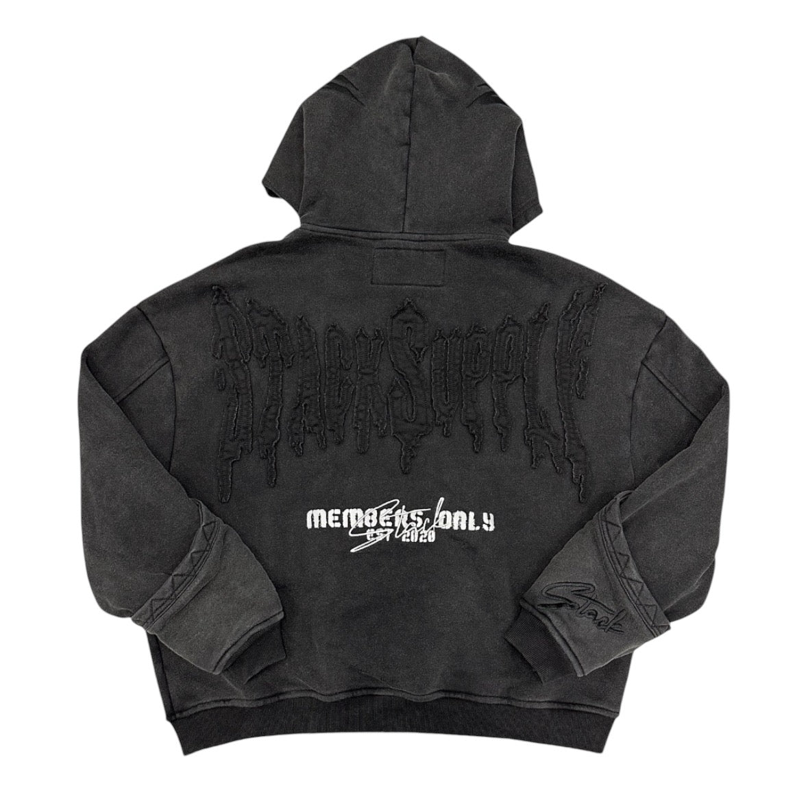 STONE WASH MEMBERS ONLY ZIPUP