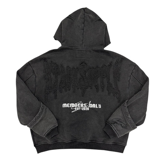 STONE WASH MEMBERS ONLY ZIPUP