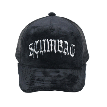 BLACK SCUMBAG TRUCKER HAT