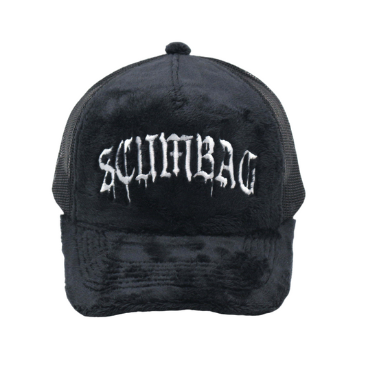 BLACK SCUMBAG TRUCKER HAT
