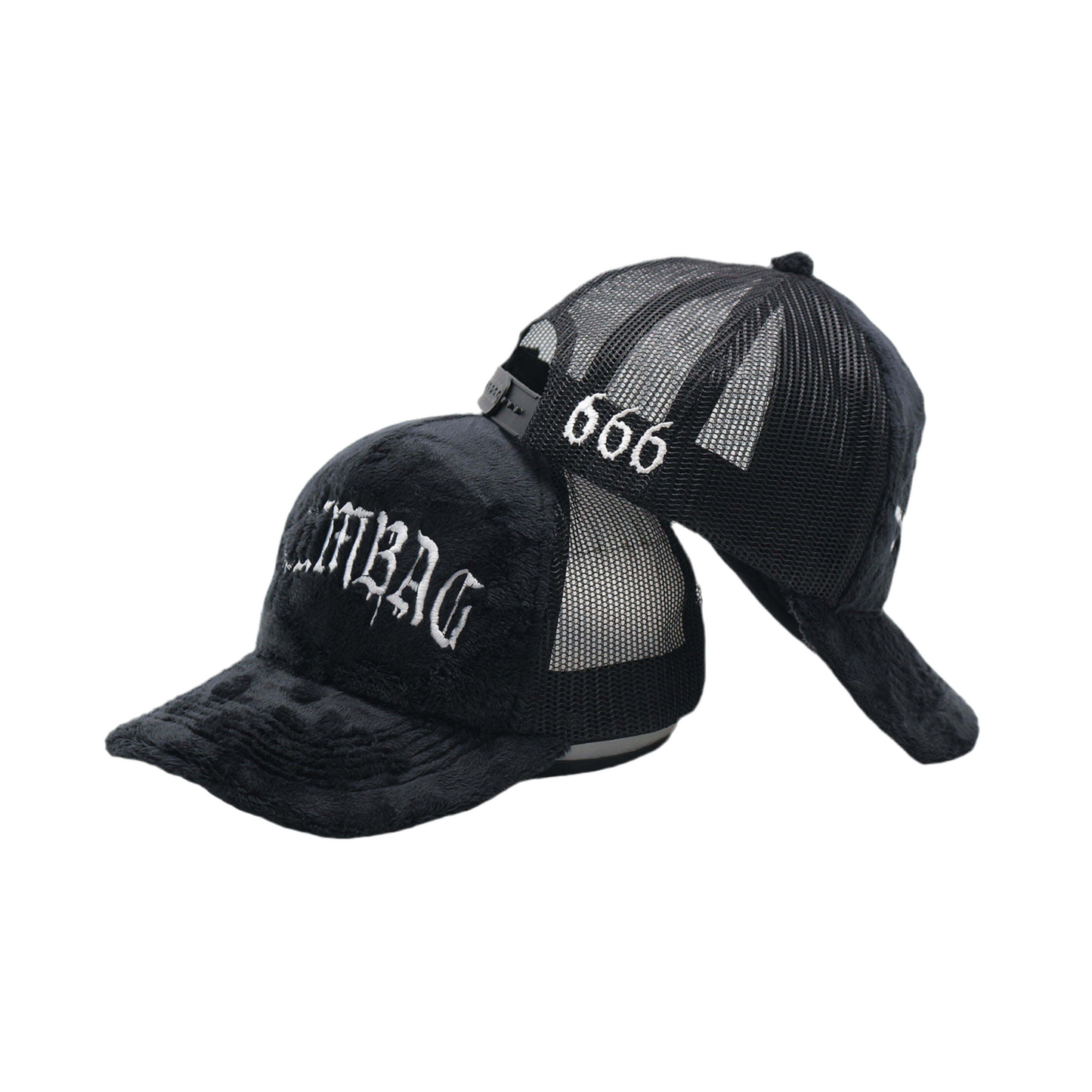 BLACK SCUMBAG TRUCKER HAT