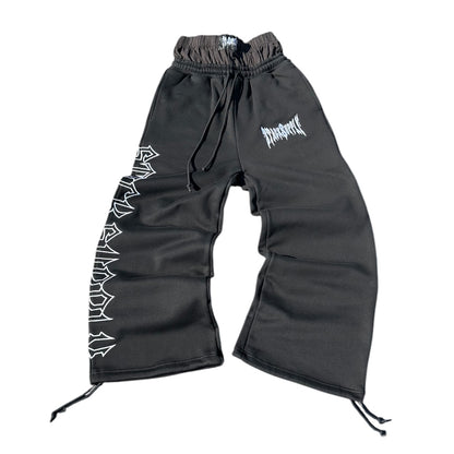 BLACK EDGY BOXER SWEATS