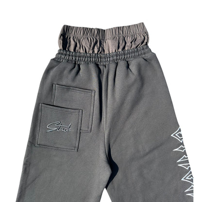 BLACK EDGY BOXER SWEATS