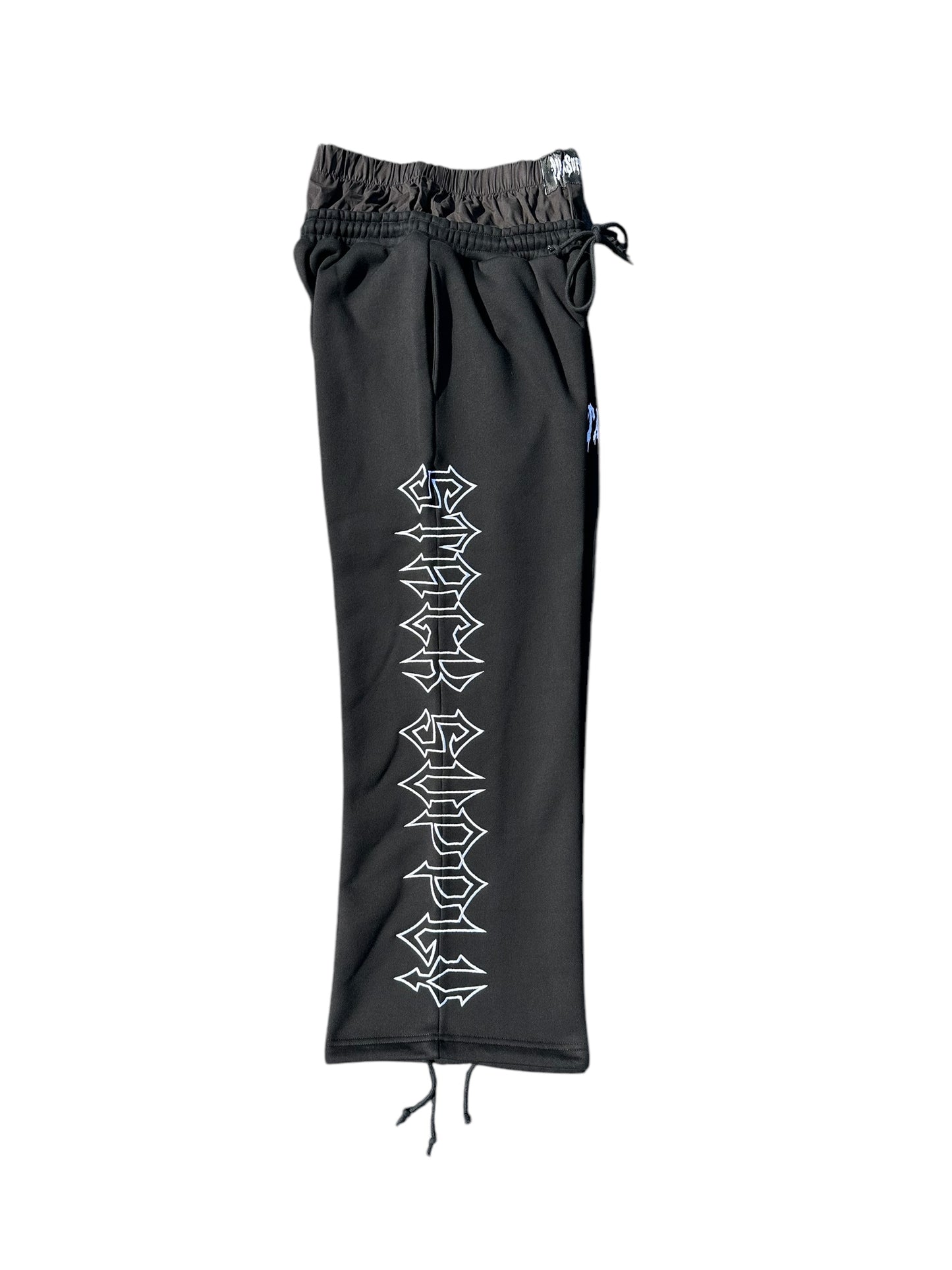 BLACK EDGY BOXER SWEATS