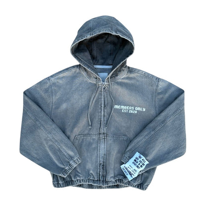 GREY WASHED COMPLEXCON EXCLUSIVE DENIM ZIPUP