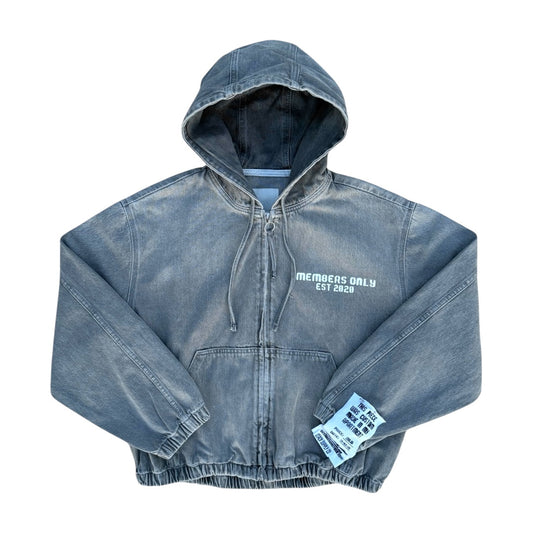 GREY WASHED COMPLEXCON EXCLUSIVE DENIM ZIPUP