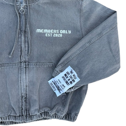GREY WASHED COMPLEXCON EXCLUSIVE DENIM ZIPUP