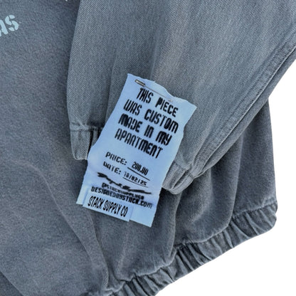 GREY WASHED COMPLEXCON EXCLUSIVE DENIM ZIPUP