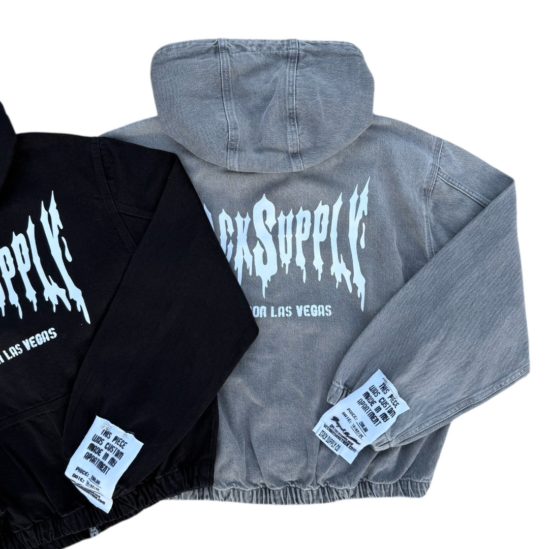 BLACK AND GREY WASH ZIPUP BUNDLE DEAL