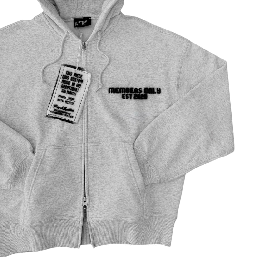 EVERYDAY GREY ZIPUP ESSENTIAL