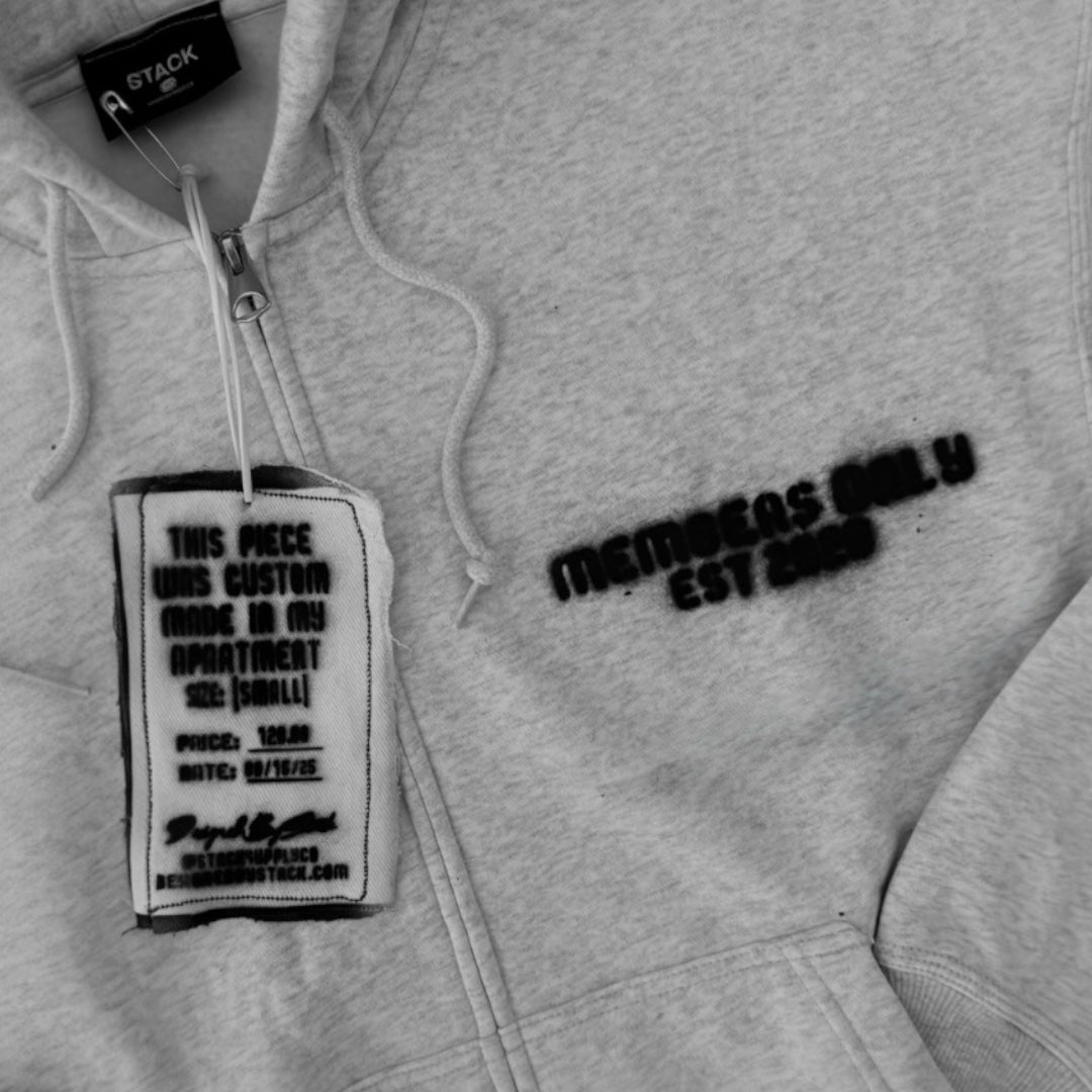 EVERYDAY GREY ZIPUP ESSENTIAL