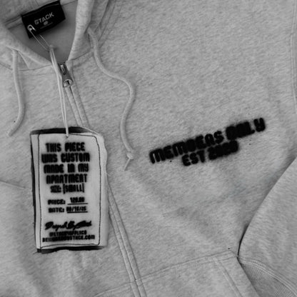 EVERYDAY GREY ZIPUP ESSENTIAL